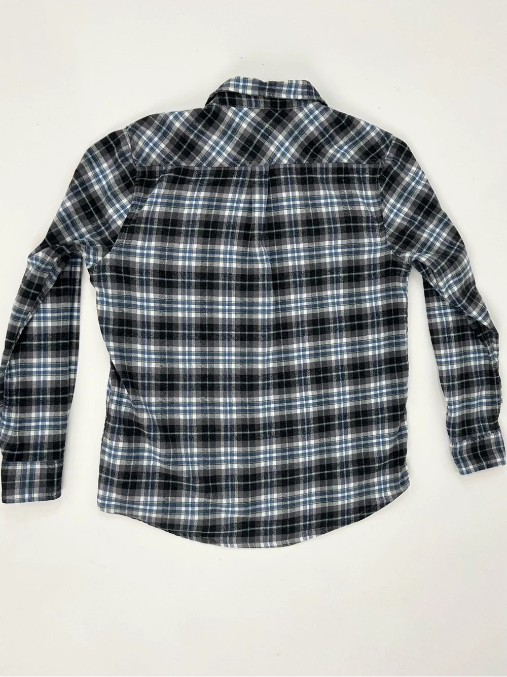 Jared Lang Men’s Stretch Plaid Flannel Shirt L Button Up Soft Cotton